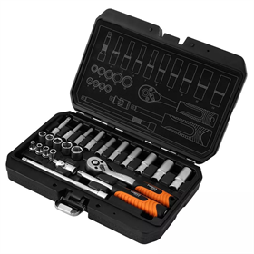 Steckschlüssel, 1/4", CrV, 23-teiliger Satz Neo 10-231