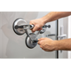Dreifach-Saugnapf für Fenster 150kg Neo 56-803