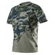 Arbeits-T-Shirt olivenfarben CAMO Neo CAMO 81-613-M