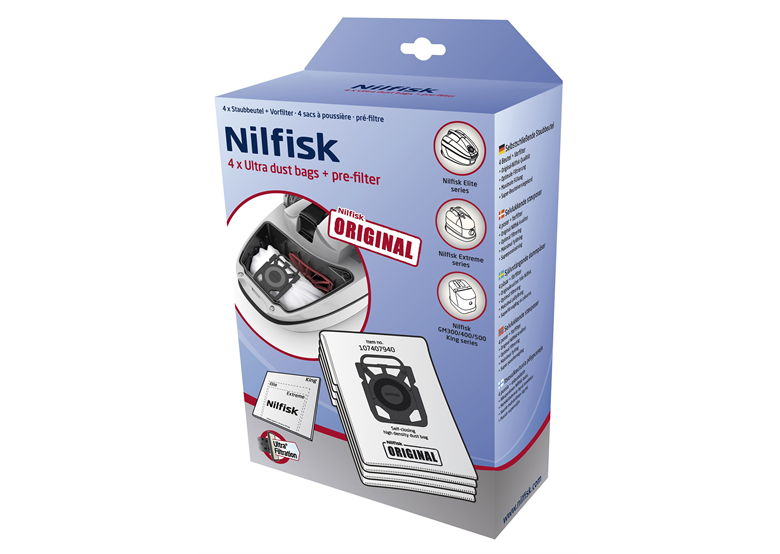 Staubbeutel 4Stck. Nilfisk 107407940