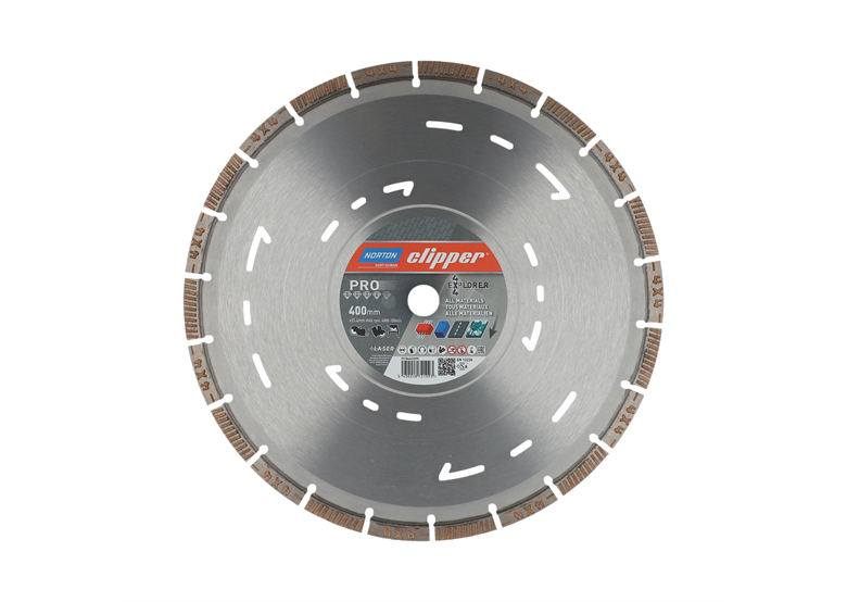 Diamantscheibe 400x25,4mm Norton Clipper PRO 4x4 Explorer