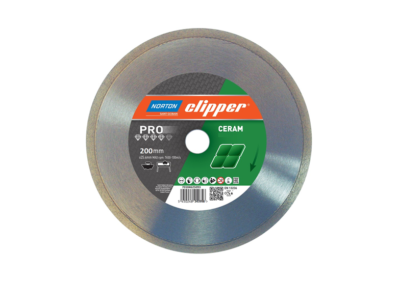 Diamanttrennscheibe 200x25,4mm Norton PRO Ceramic