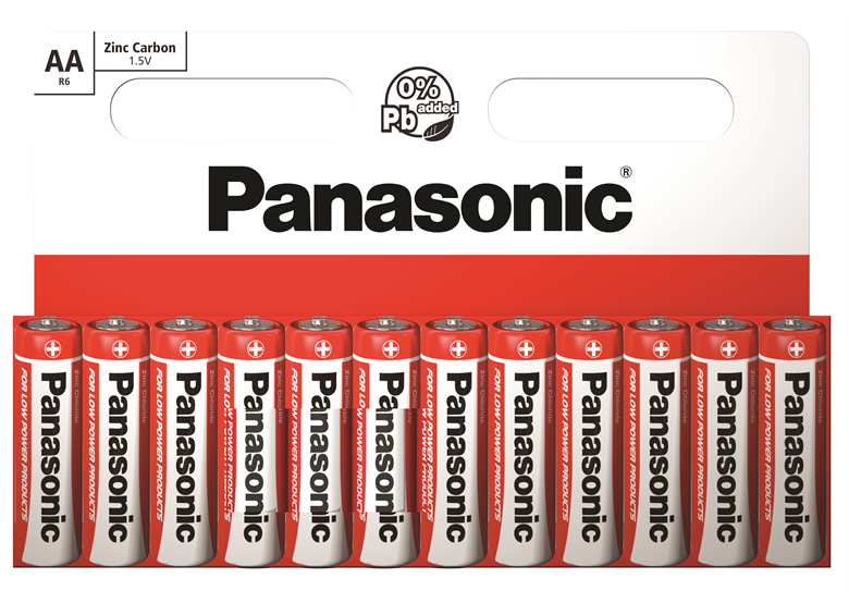 Zink-Kohle-Batterie 12 Stk. Panasonic 133669