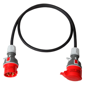 Stromverlängerungskabel 400V Plastrol PS-S G RN IP44 (5X2,5) H07RN-F  - CZARNY