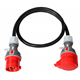 Stromverlängerungskabel 400V Plastrol PS-S G RN IP44 (5X2,5) H07RN-F  - CZARNY
