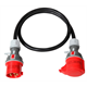 Stromverlängerungskabel 400V Plastrol PS-S G RN IP44 (5X2,5) H07RN-F  - CZARNY