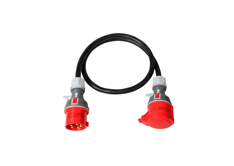 Stromverlängerungskabel 400V Plastrol PS-S G RN IP44 (5X2,5) H07RN-F  - CZARNY
