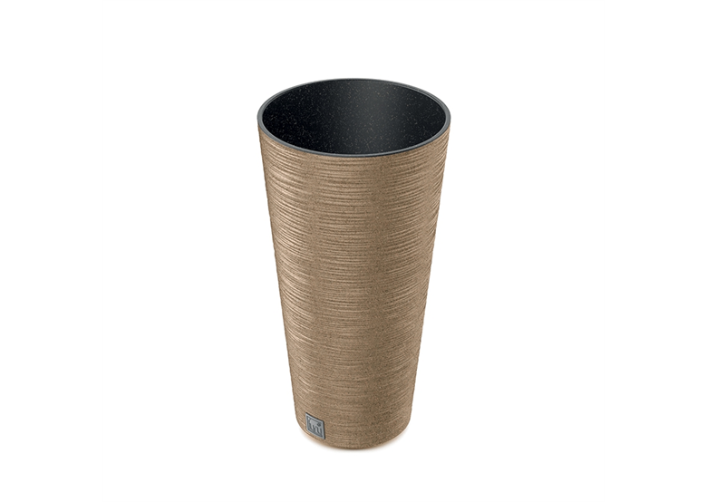 Blumentopf FURU ROUND SLIM  ECO WOOD - naturo  ECO Prosperplast DFRH250W-4665W