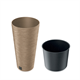 Blumentopf FURU ROUND SLIM  ECO WOOD - naturo  ECO Prosperplast DFRH250W-4665W