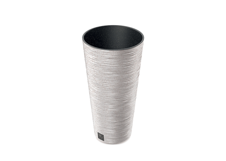 Blumentopf - FURU ROUND SLIM ECO WOOD weiß ECO Prosperplast DFRH250W-S449W