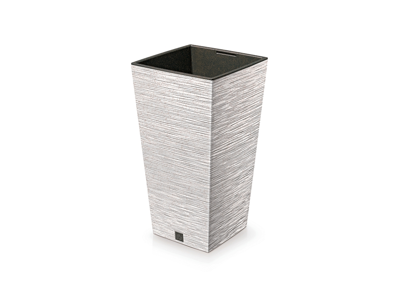 Blumentopf FURU SQUARE ECO WOOD - weiß ECO Prosperplast DFSH240W-S449W