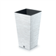 Blumentopf FURU SQUARE - weiß Prosperplast DFSH400-S449