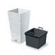 Blumentopf FURU SQUARE - weiß Prosperplast DFSH400-S449