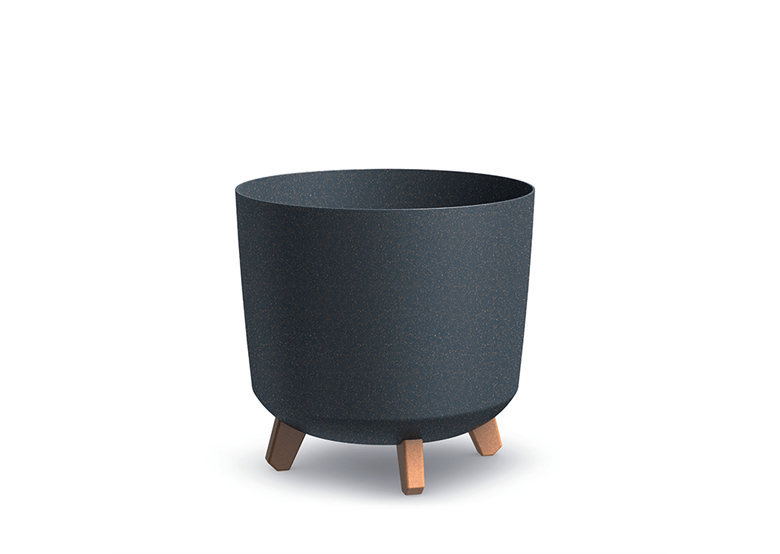 Blumentopf GRACIA TUBUS ECO WOOD - Anthrazit ECO Prosperplast DGTL300LW-S433W