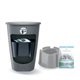 Regenwasser-Set mooth gray peruno Prosperplast IDPE260S-429U