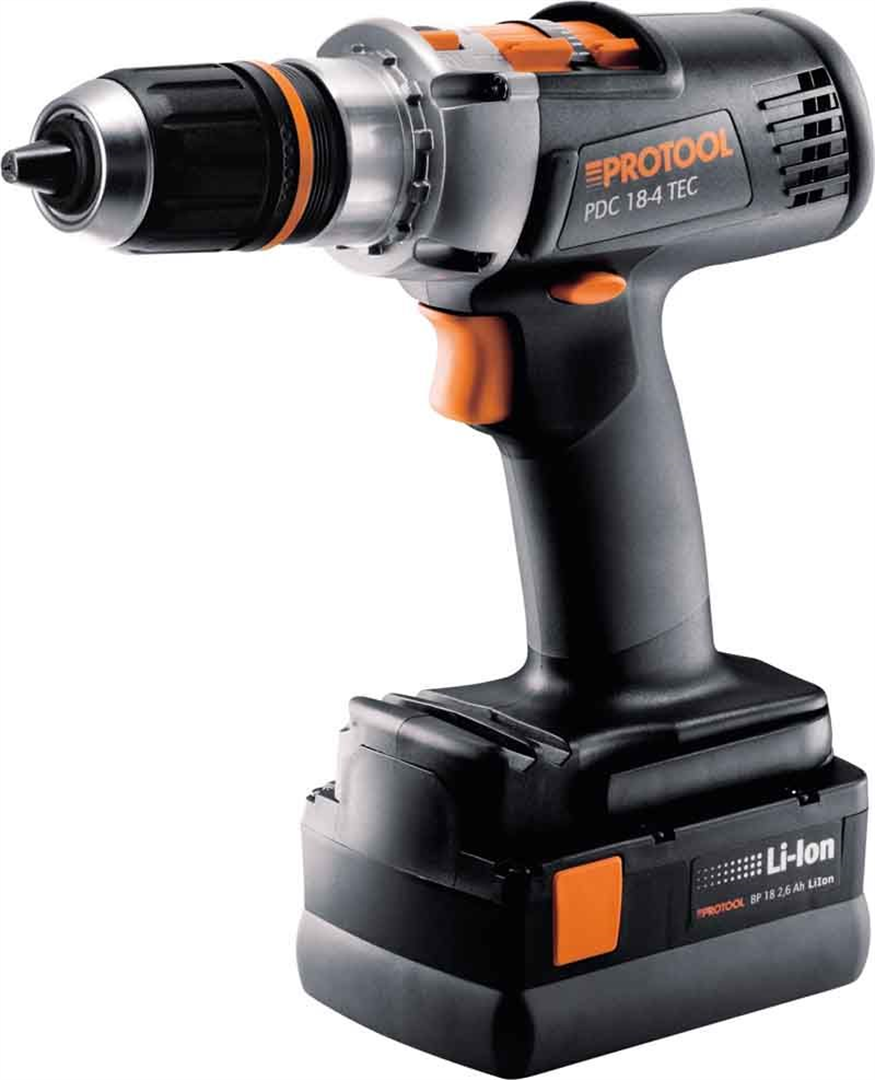 Akku-Schlagbohrschrauber Protool PDC 18-4 TEC LI | rotopino.de