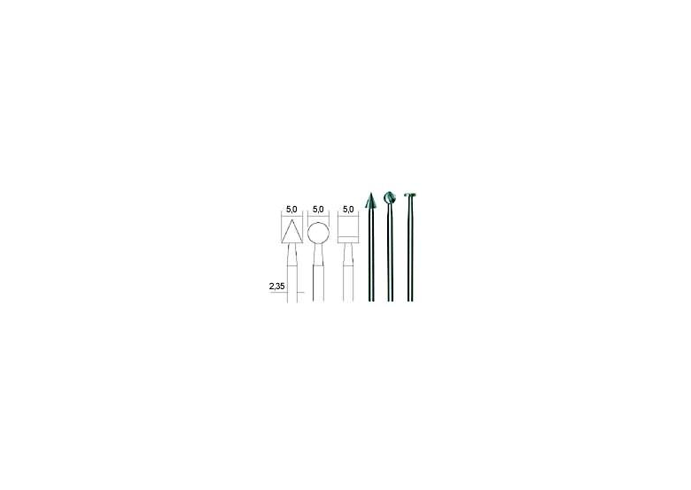 Wolfram-Vanadium-Stahl Frässer-Set, 5mm Proxxon PR28720