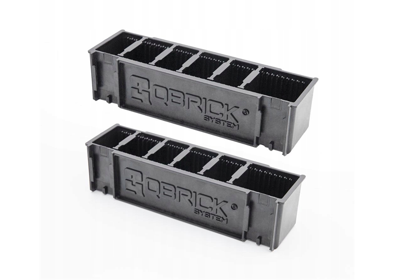 Set mit 2 langen Werkzeughaltern Qbrick System Custom Long Items Holder