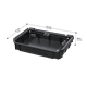 Modulare Regale Qbrick System Custom TOOLBOX SHELF SET