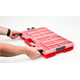 Organizer mit herausnehmbaren Behältern Qbrick System ONE 2.0 ORGANIZER L RED