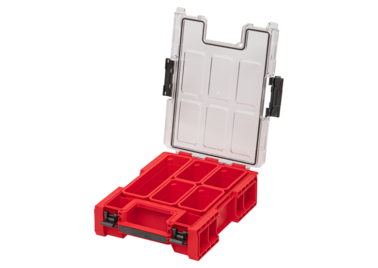 Organizer mit herausnehmbaren Behältern Qbrick System ONE 2.0 ORGANIZER M PLUS RED Ultra HD
