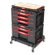 Schubladenset auf Rollenplattform Qbrick System ONE 2.0 WORKSHOP DRAWERS SET nr 4