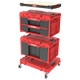 Schubladenset auf Rollenplattform Qbrick System ONE 2.0 WORKSHOP DRAWERS SET nr 7 RED Ultra HD Custom