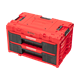 Schubladenset auf Rollenplattform Qbrick System ONE 2.0 WORKSHOP DRAWERS SET nr 7 RED Ultra HD Custom