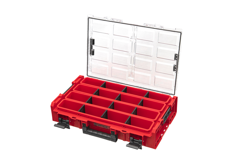 Organizer mit extra langen Behältern Qbrick System ONE ORGANIZER XL LONG BIN RED Ultra HD
