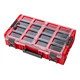 Großer Organizer mit Einzelkoffern und Adapter Qbrick System ONE RED Ultra HD Organizer 2XL PROMO
