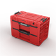 Werkzeugbox mit Schubladen Qbrick System PRIME DRAWER 2 TOOLBOX EXPERT RED Ultra HD Custom