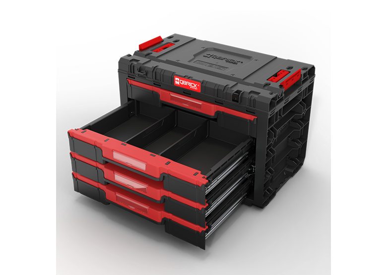 Werkzeugbox mit Schubladen Qbrick System PRIME DRAWER 4 TOOLBOX BASIC
