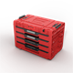 Werkzeugbox mit Schubladen Qbrick System PRIME DRAWER 4 TOOLBOX EXPERT RED Ultra HD Custom