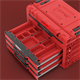 Werkzeugbox mit Schubladen Qbrick System PRIME DRAWER 4 TOOLBOX EXPERT RED Ultra HD Custom