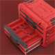 Werkzeugbox mit Schubladen Qbrick System PRIME DRAWER 4 TOOLBOX EXPERT RED Ultra HD Custom
