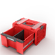 Box mit Schublade Qbrick System PRO 2.0 DRAWER 1 TOOLBOX PROFI BASIC RED Ultra HD Custom
