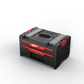 Werkzeugbox mit Schubladen Qbrick System PRO 2.0 DRAWER 2 TOOLBOX PROFI BASIC