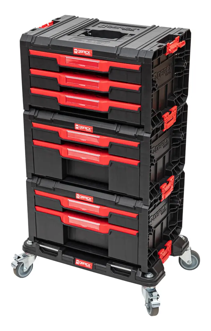 Schubladenset auf Rollenplattform Qbrick System PRO 2.0 DRAWER SET