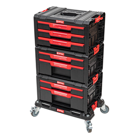 Schubladenset auf Rollenplattform Qbrick System PRO 2.0 DRAWER SET