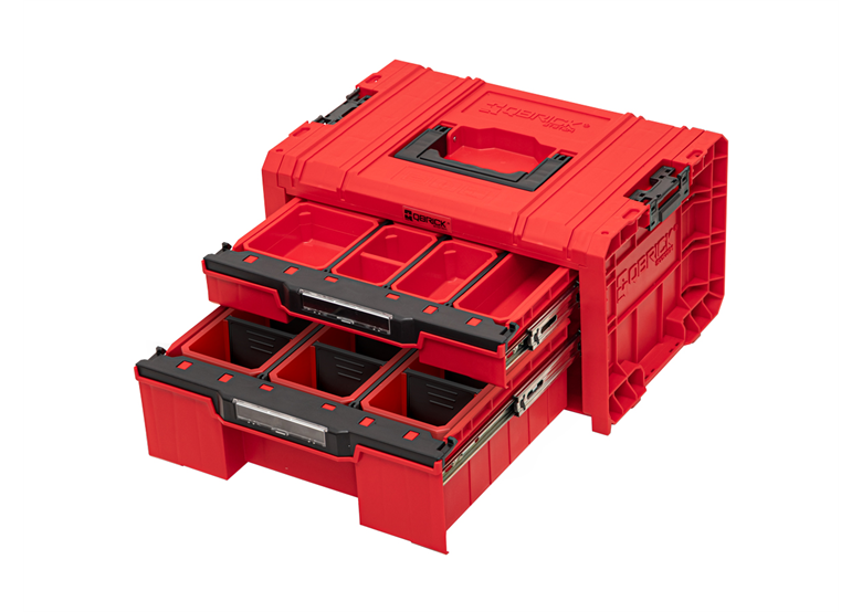 Werkzeugbox mit Schubladen Qbrick System PRO DRAWER 2 TOOLBOX EXPERT RED Ultra HD