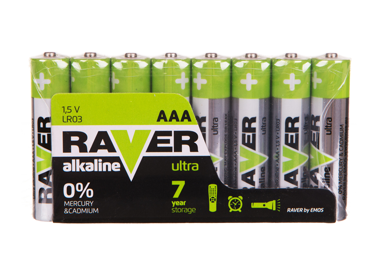 Batterie Alkaline 8Stk. Raver B79118