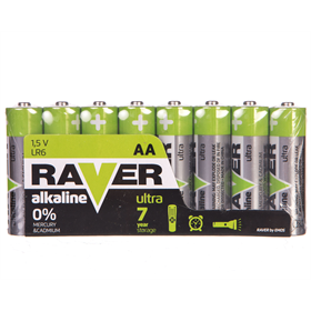 Batterie Alkaline 8Stk. Raver B79218