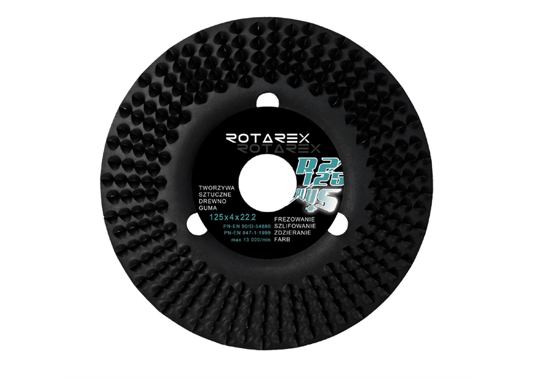 Raspelscheibe Premium Rotarex BLACK MAMBA R2/125 plus+