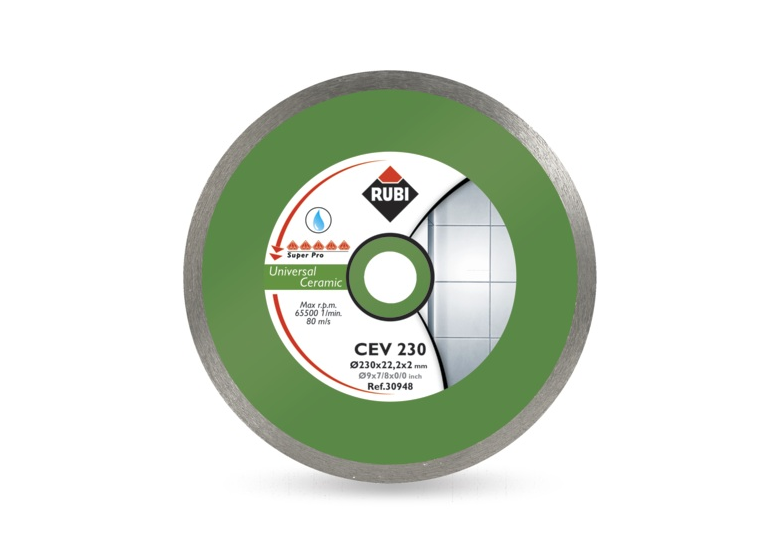 Diamantscheibe Nassschnitt Rubi CEV 115