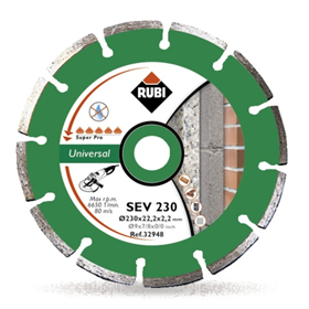 Segmenttrennscheibe SEV230 22,2mm Rubi S230/22,2mm