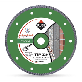 Trockenschnitt Turbo Scheibe 115mm Rubi T115/22,2mm