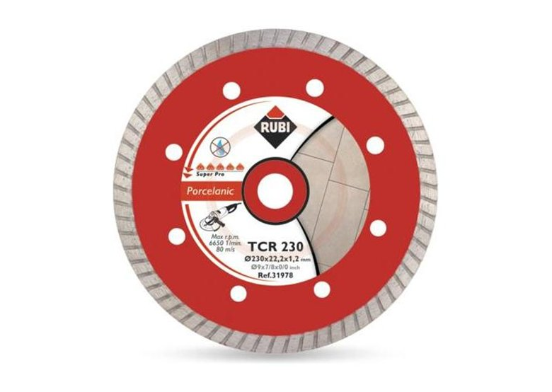 Trockenschnitt Turbo Scheibe 125mm Rubi TCR 125