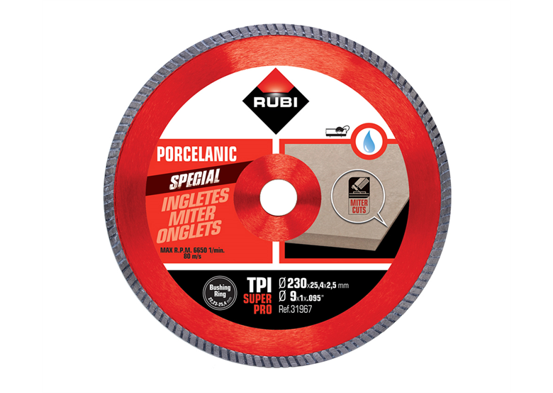 Diamanttrennscheibe 230mm Rubi TPI 230 SUPERPRO