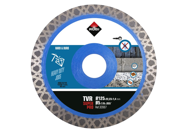 Diamanttrennscheibe 125x22,2mm Rubi TVR 125 SUPERPRO