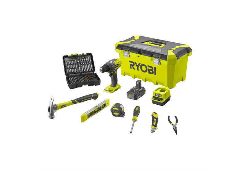 Akku-Bohrschrauber Ryobi ONE+ R18DD3-120TAH 1x2,0Ah